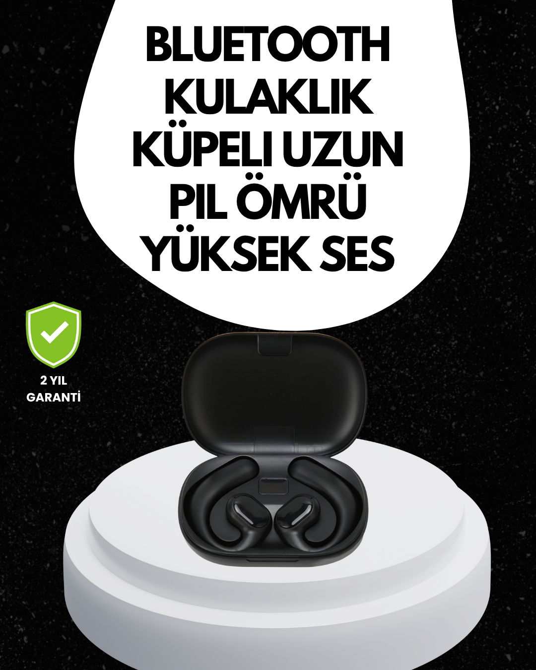 Kulağa Temas Etmeden Konforlu Kullanım – Yeni Nesil Bluetooth Kulaklık