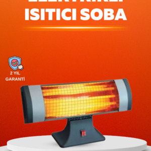 Sessiz Çalışan Quartz Tüp Infrared Isıtıcı 1800W