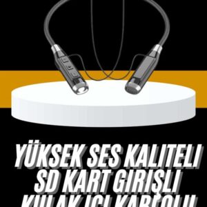 Yeni Nesil Silikonlu Kulak İçi Kablosuz Kesintisiz Bluetooth Kulaklık Kablolu