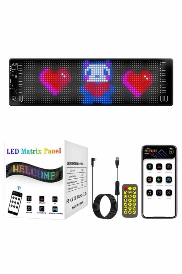 Matrix Led Dijital Ekran Kumandalı LED Ekran Yazı