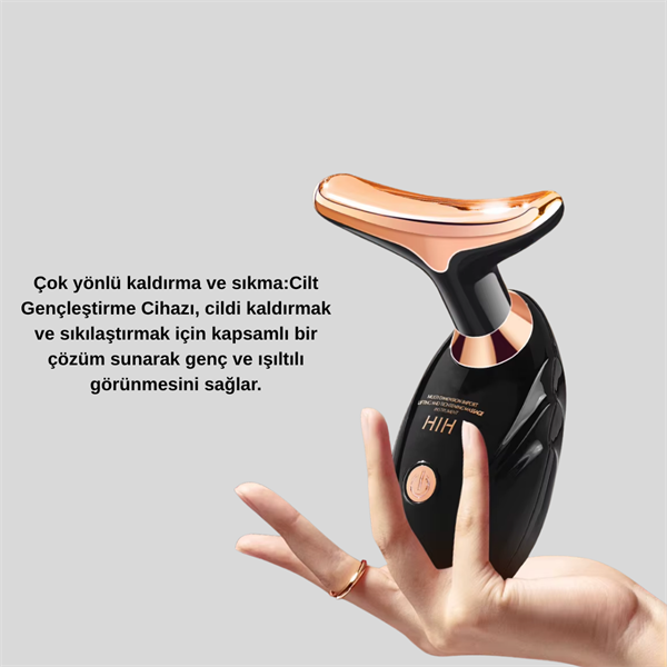 Kolajen Destekli Yüz Lifting Cihazı – Sessiz Titreşim Teknolojisi