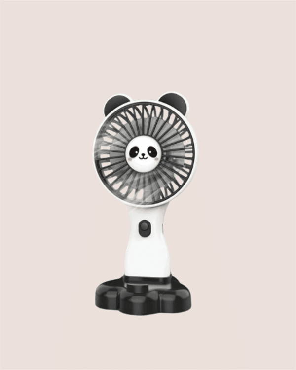 Mini Fan Hayvan Figürlü – Şarj Edilebilir Taşınabilir El Vantilatörü