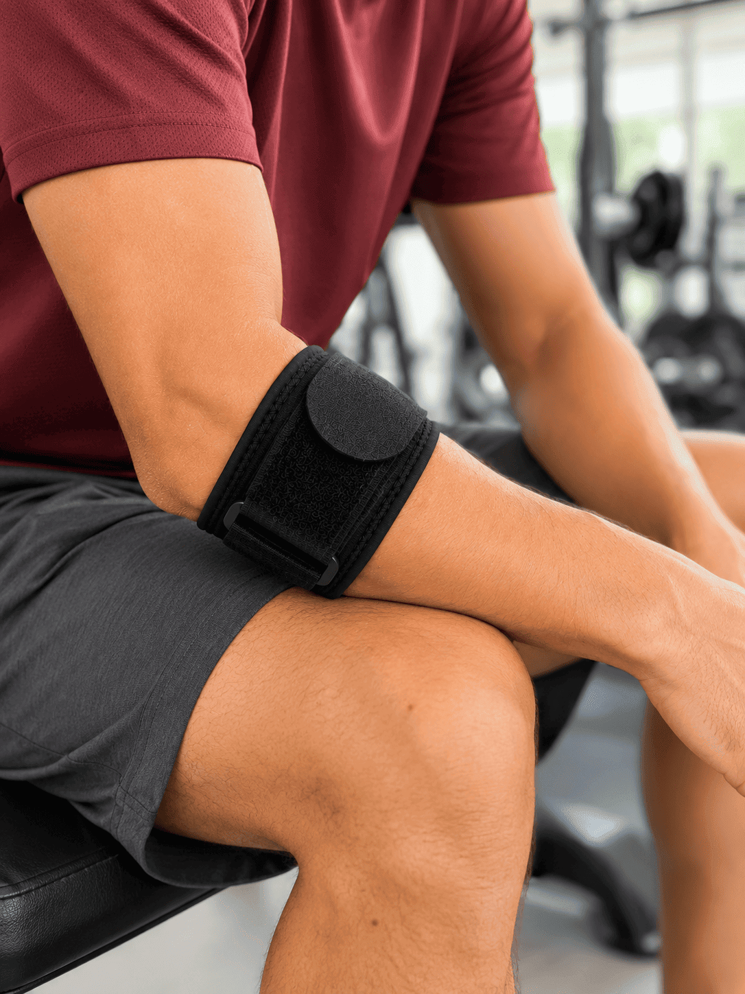 Sporcu Dirsek Bandı Tenisçi Golfçü Dirseği İçin Epikondilit Bandajı