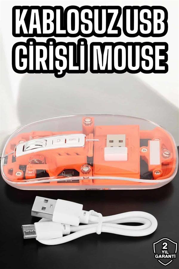 Fare Mouse Çift Modlu Kablosuz Bağlantılı 2.4GHz Destekli Yeni Nesil