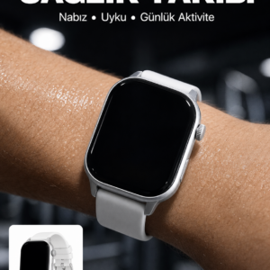 3 Kordonlu Akıllı Saat Bluetooth Arama ve Akıllı Bildirim Destekli