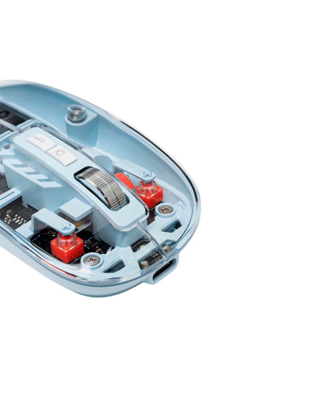 Bluetooth 5.2 Destekli Mavi Pilli Kablosuz Mouse Yeni Nesil