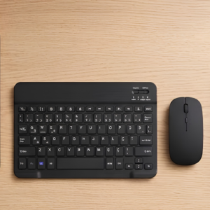 Sessiz Tuşlu Kablosuz Klavye Mouse Seti Çoklu Cihaz Uyumlu
