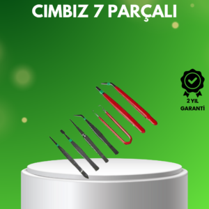 7 Parça Hassas Çelik Cımbız Seti Elektronik ve Saat Tamiri İçin