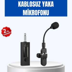 Bluetooth 5.2 Destekli Gürültü Önleyici Kablosuz Mikrofon