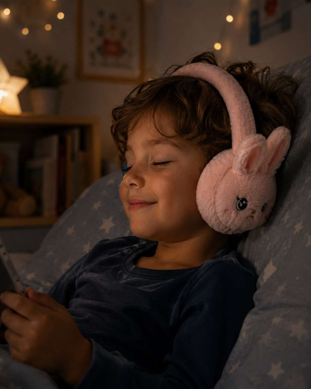 Kablosuz Peluş Bluetooth Kulaklık Mikrofonlu TF Kart Destekli Tasarım