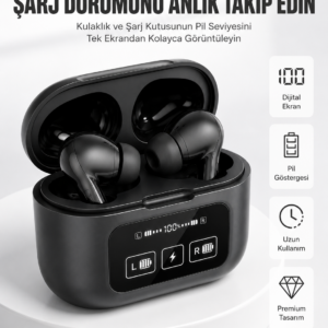 Kablosuz Bluetooth Kulaklık Pro Yeni Nesil Dokunmatik Kontrol