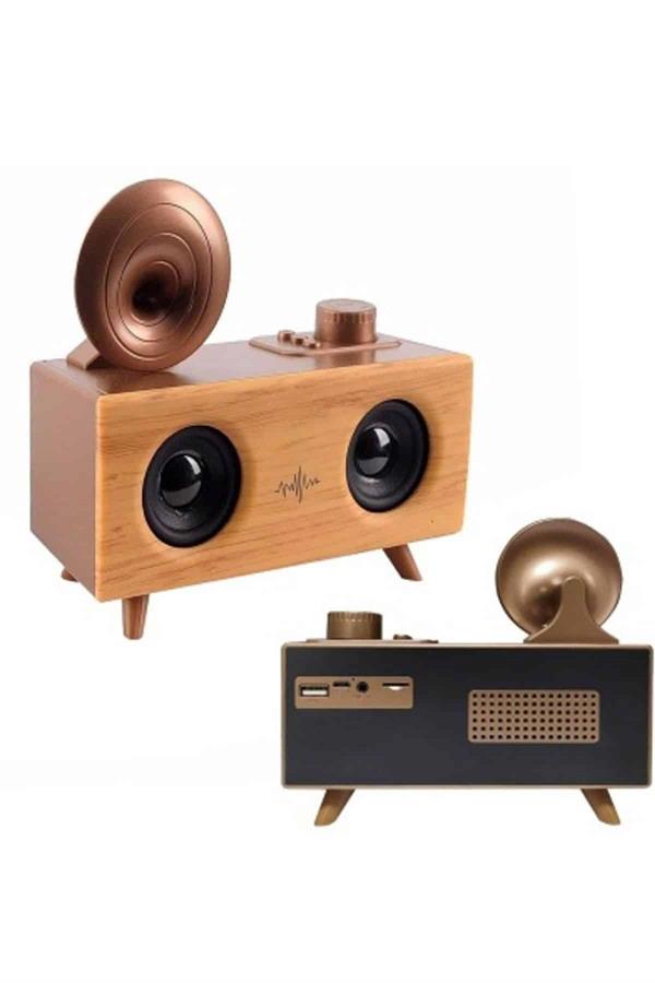 Nostaljik Radyo Bluetooth Bağlantılı Şarjlı Yüksek Ses Kaliteli Yeni Nesil