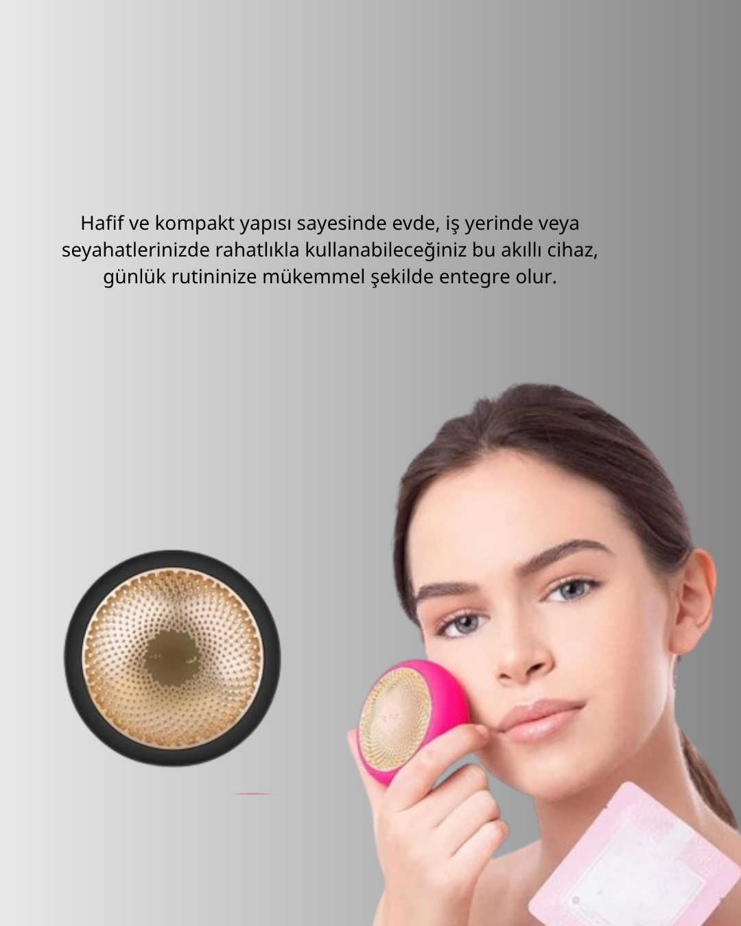 UFO Mini Akıllı Cilt Bakım Cihazı – LED Işık Terapisi ve Termal Maske Teknolojisi