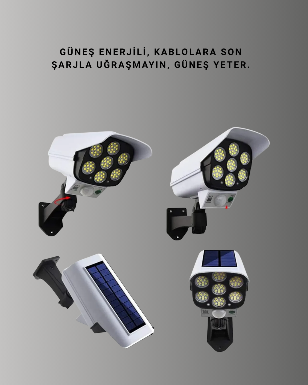 KAMERA GÖRÜNÜMLÜ BAHÇE LAMBA