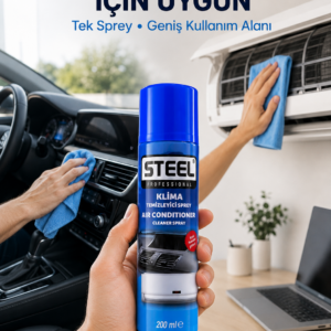 Araç Kliması ve Ev Tipi Klimalar İçin Temizlik Çözümü