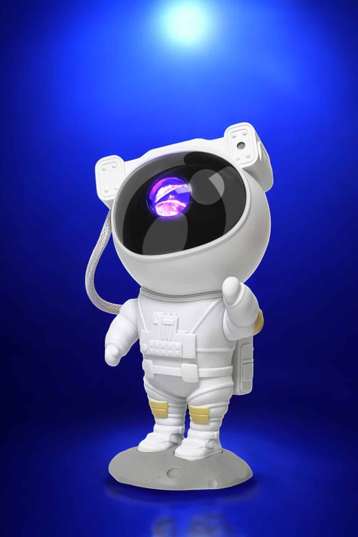 Çocuklara Özel Projeksiyon Astronot Lamba Speaker Sevimli