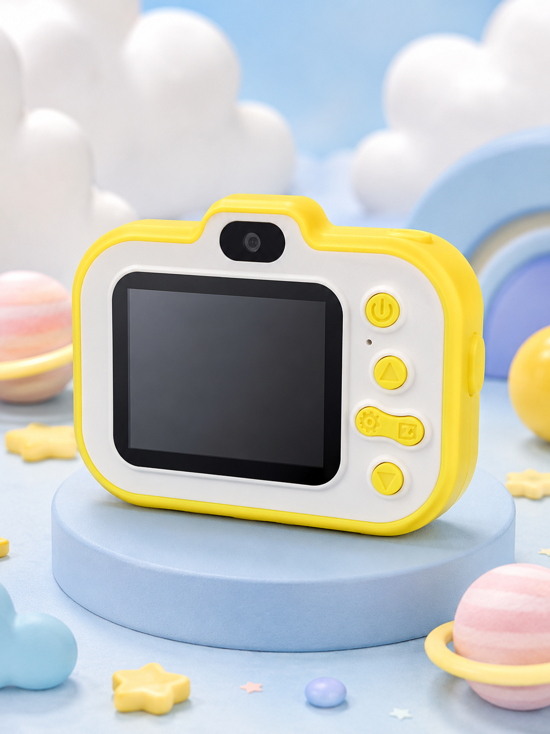 Mini Çocuk Dijital Fotoğraf Makinesi Type-C Şarjlı HD Video Kamera 2.0 İnç TFT Renkli Ekran