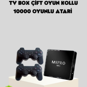 M8Pro Mini 2 10K Android TV Box – Oyun Konsolu ve Akıllı Medya Merkezi