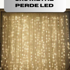 3x3 Perde LED Işık Şelale Model Özel Gün Dekoratif Aydınlatma