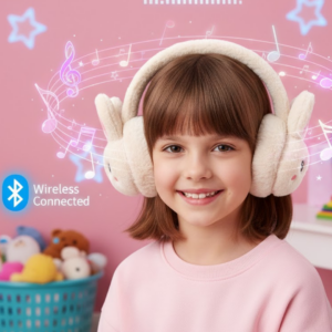 Kablosuz Peluş Bluetooth Kulaklık Mikrofonlu Şarjlı Müzik Çalar