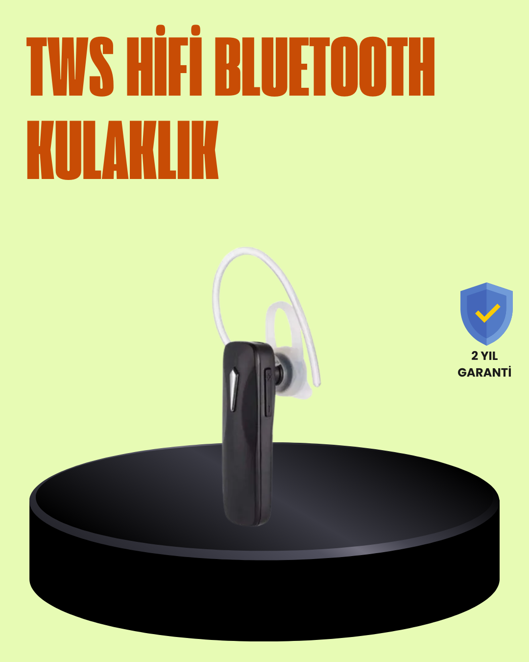 Bluetooth 4.1 Kablosuz Tekli Kulaklık | Mini ve Hafif Tasarım