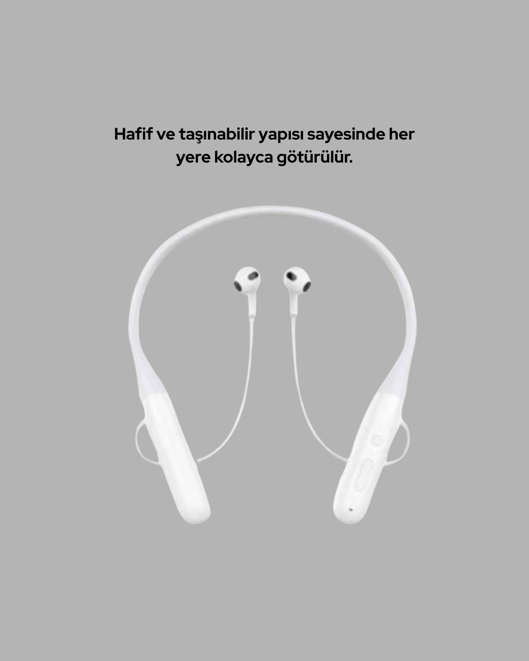Uzun Süre Dayanıklı Manyetik Başlıklı Bluetooth Kulaklık