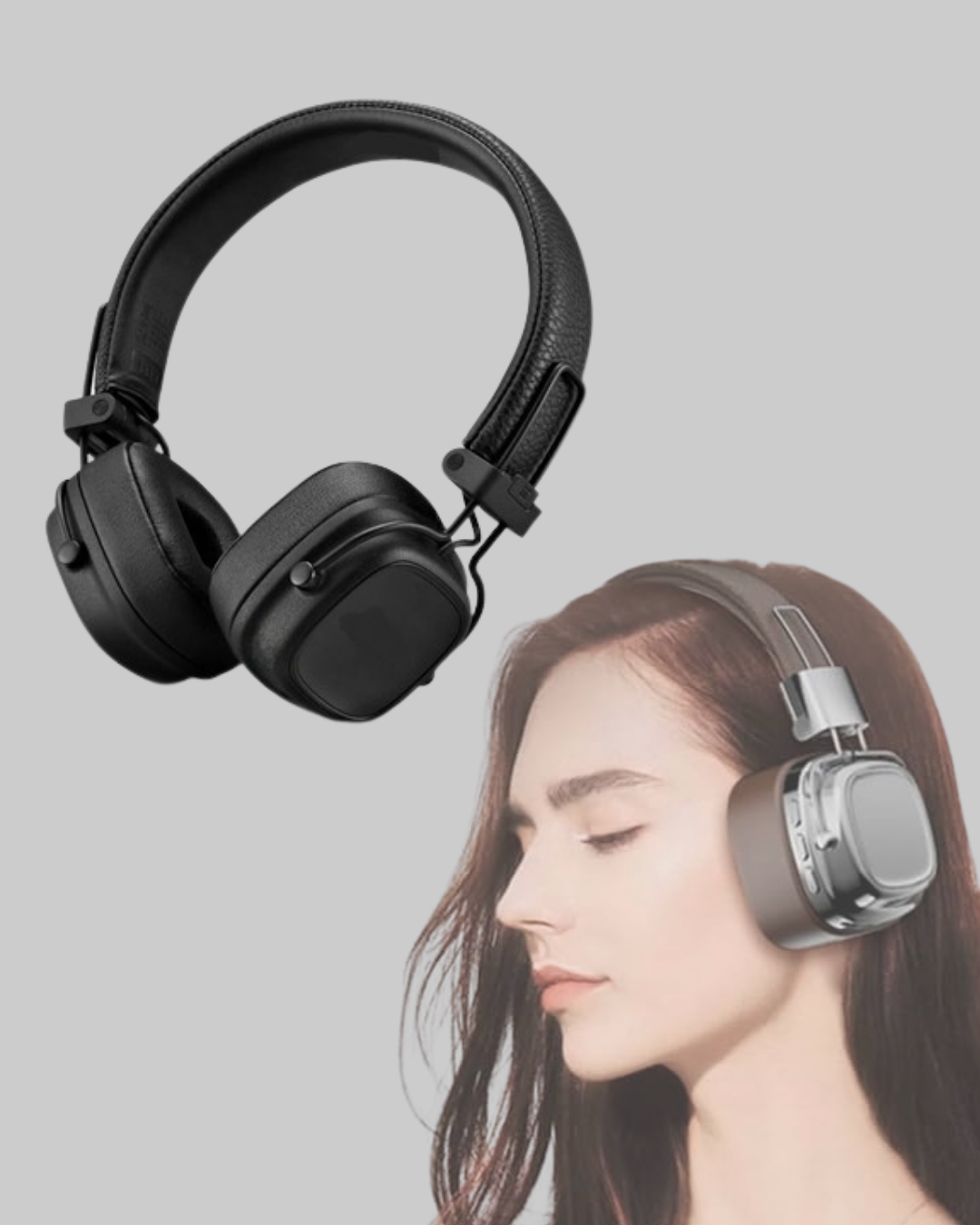 Bluetooth Kablosuz Kulak Üstü Kulaklık Katlanabilir Konforlu ve Şık Tasarımlı