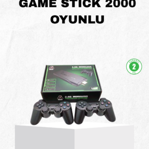 4K Destekli Kablosuz Retro Atari Oyun Konsolu – 20000 Oyun, 2 Kolu