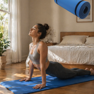 10 mm Fitness ve Pilates Matı Kaydırmaz Taban Konforlu Spor Minderi Hafif Taşınabilir