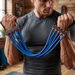 Fitness Direnç Lastiği Evde Spor İçin Çok Amaçlı Egzersiz Bandı