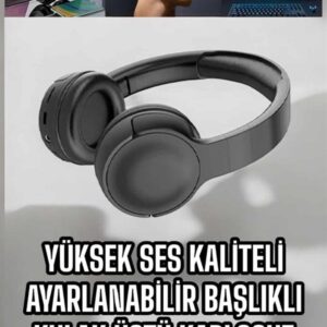 Kablosuz Bluetooth Kulaklık ANC/ENC Destekli Kulak Üstü Yüksek Ses Kaliteli