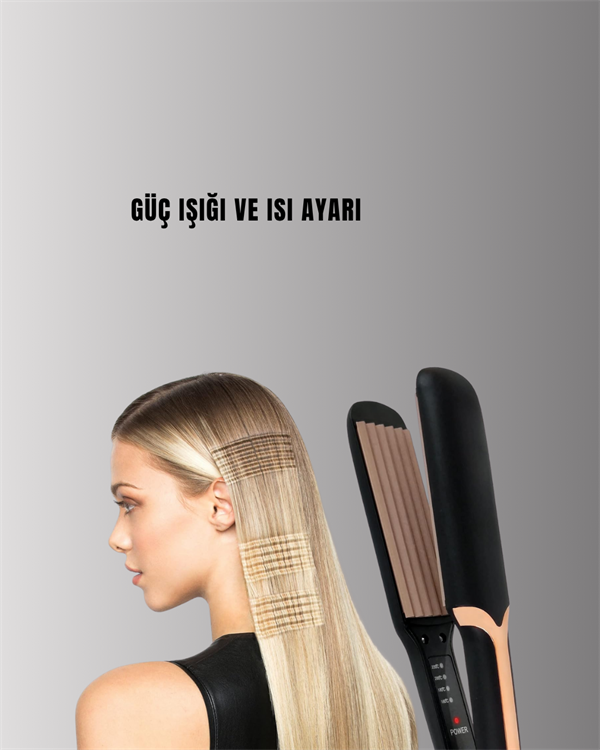DEMPOWER DP-134 Saç Tost Makinesi – Kolay Kullanım, Hızlı Sonuç, Uzun Süre Kalıcılık