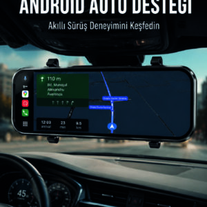 Dokunmatik Ayna Carplay Araç Kamera Ekranı Ön Arka Kayıt Destekli