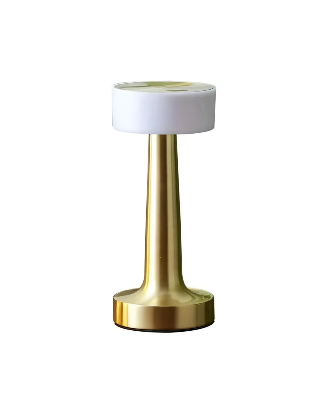 Gold Kare LED Masa Lambası Şarjlı Dimmer Kontrollü Dekoratif Işık
