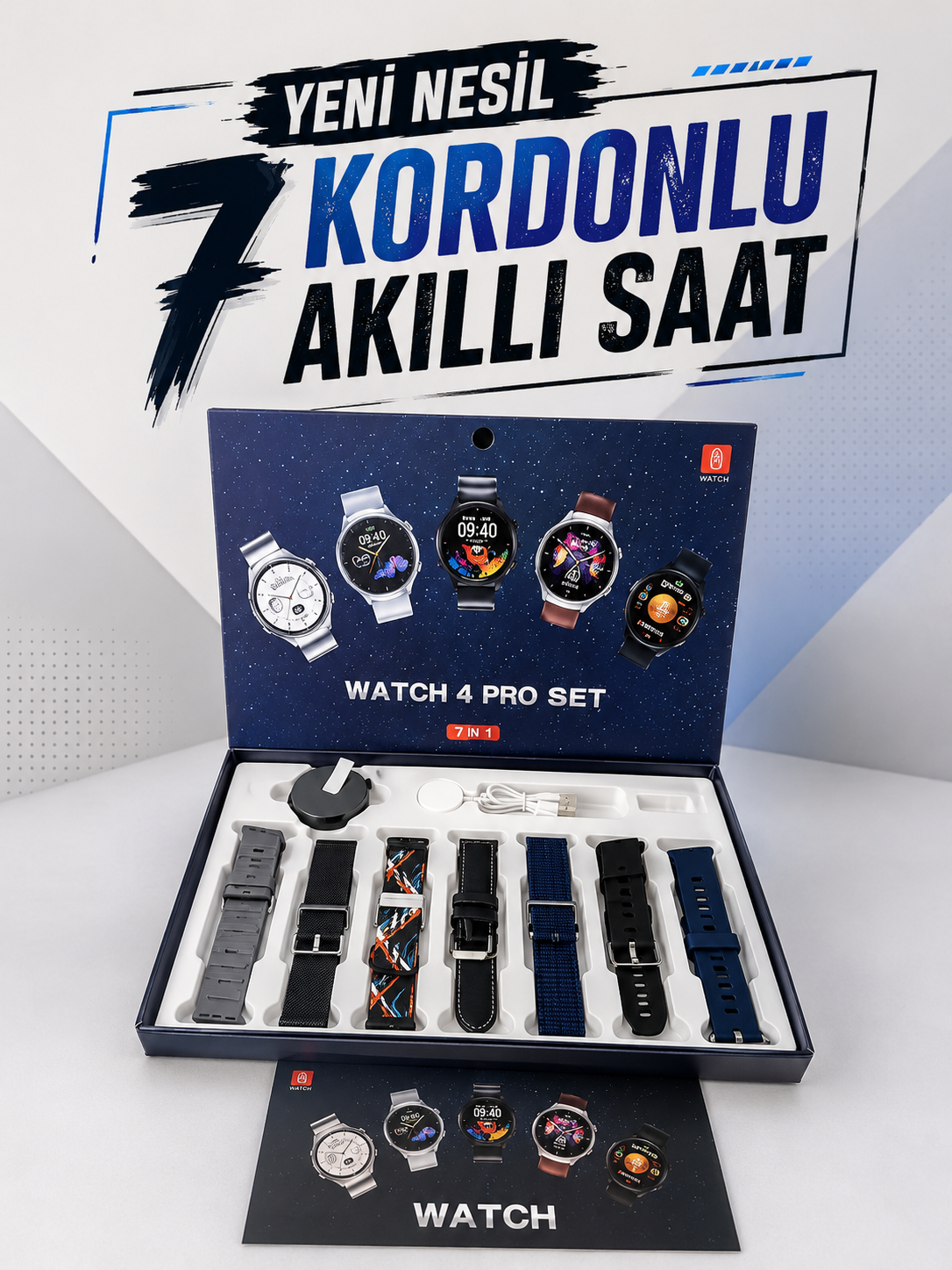 Yeni Nesil Akıllı Saat 2024 Model Uyku ve Sağlık Takibi Bluetooth Bağlantılı