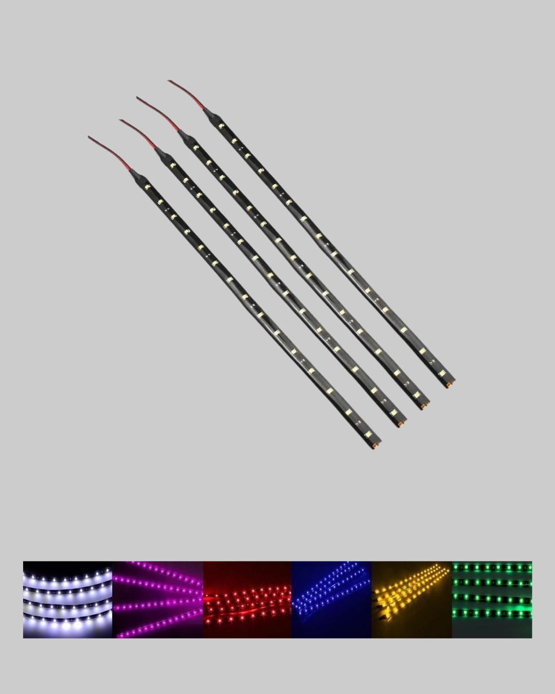 RGB LED Dış Ve İç Mekan Süsleme Işığı 10 Çubuklu Şerit
