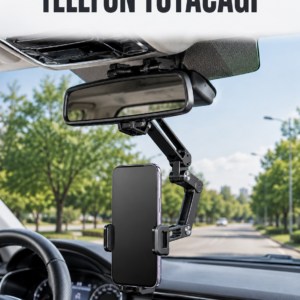 Araç Dikiz Aynası Telefon Tutucu Ayarlanabilir Katlanabilir Navigasyon Telefon Standı