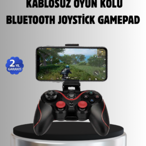 Bluetooth Kablosuz Gamepad TV PC Telefon Uyumluluğu Kolay Bağlantılı