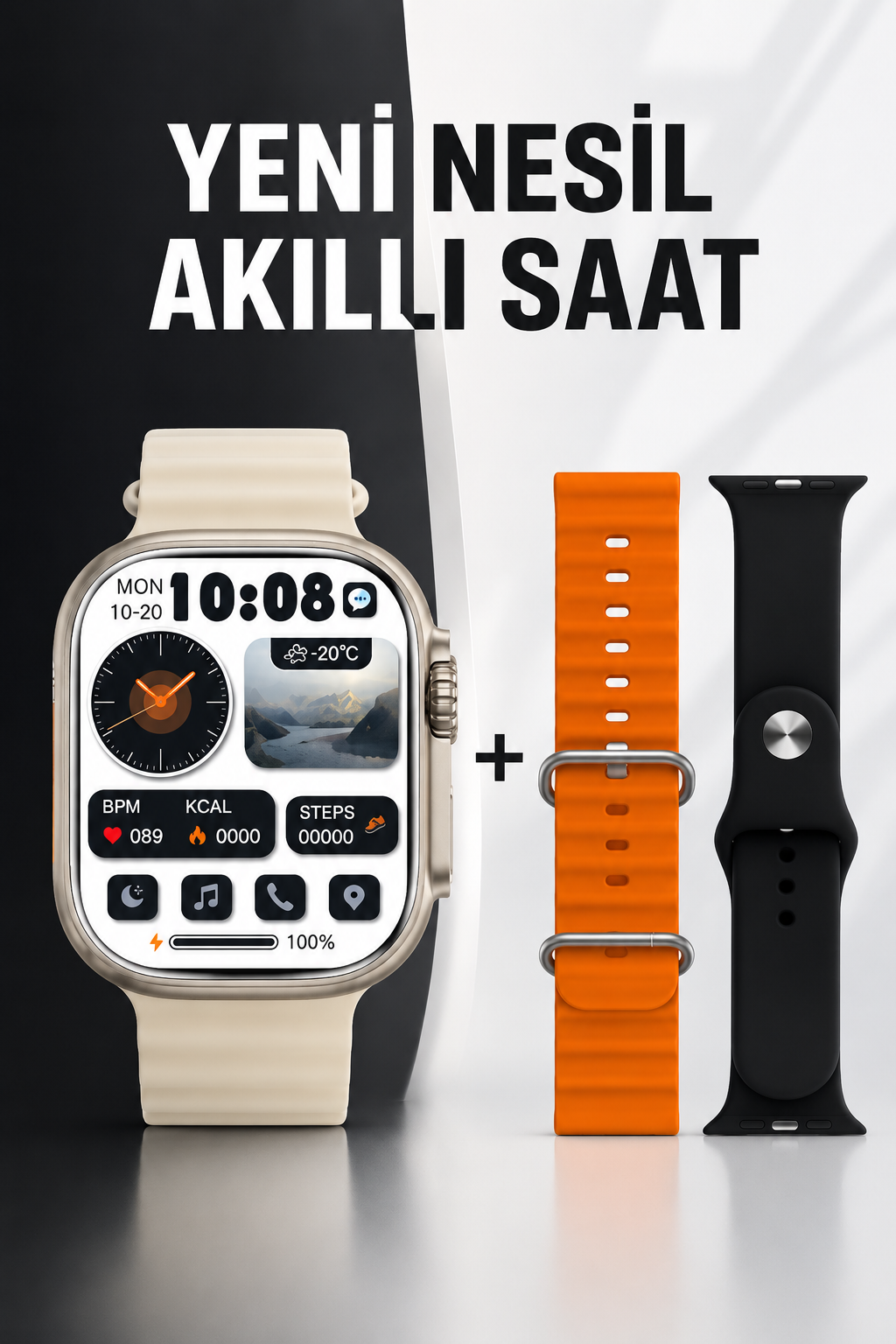 Yeni Nesil Arama Cevaplayan Uyku ve Sağlık Takibi GPS Özelliği