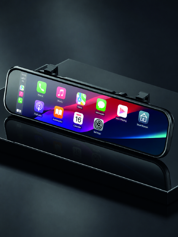Araç İçi Ayna Carplay Dokunmatik Multimedya ve Kamera Kayıt Ekranı