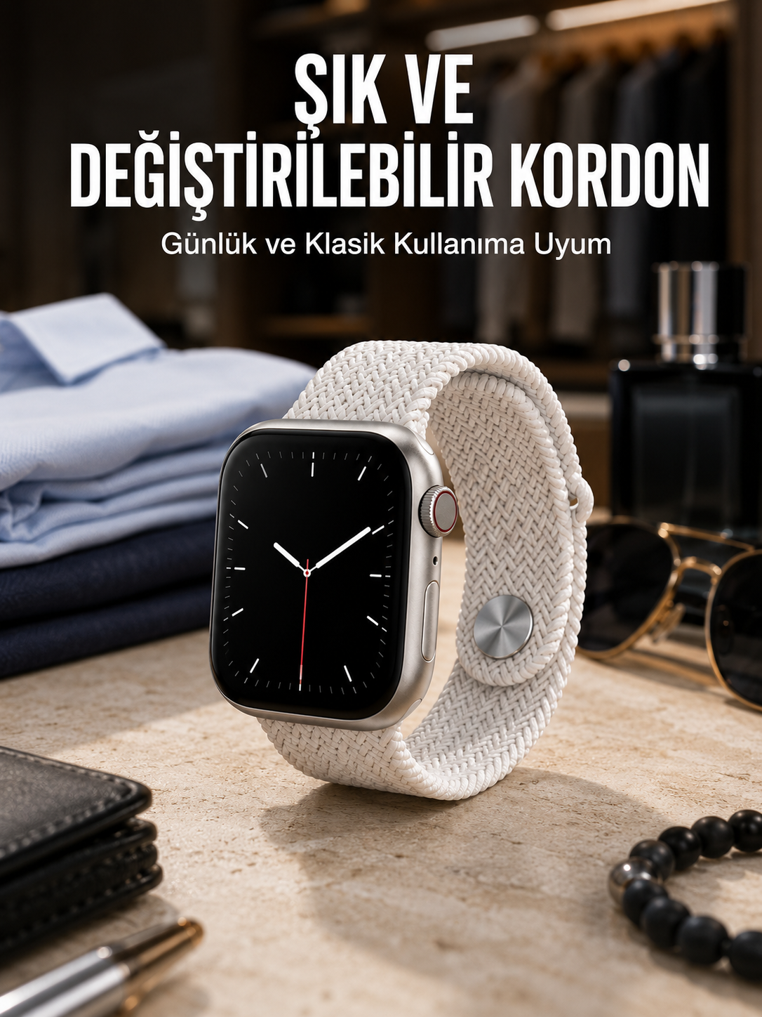 Yeni Nesil Akıllı Saat Arama Cevaplama GPS Takibi Adımsayar NFC Özelliği