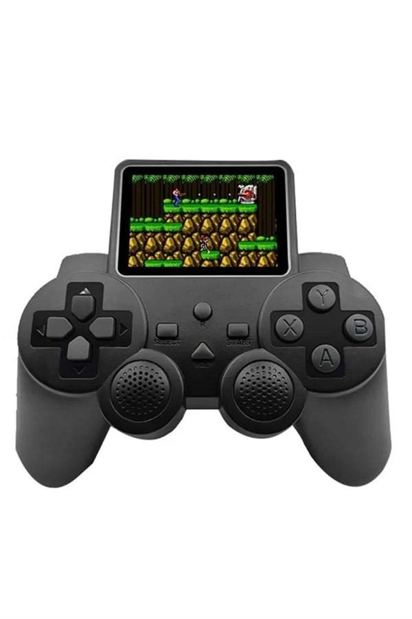 2.4 İnç Ekran 520 Oyunlu Retro Temalı Kablosuz Oyun Kolu El Atarisi
