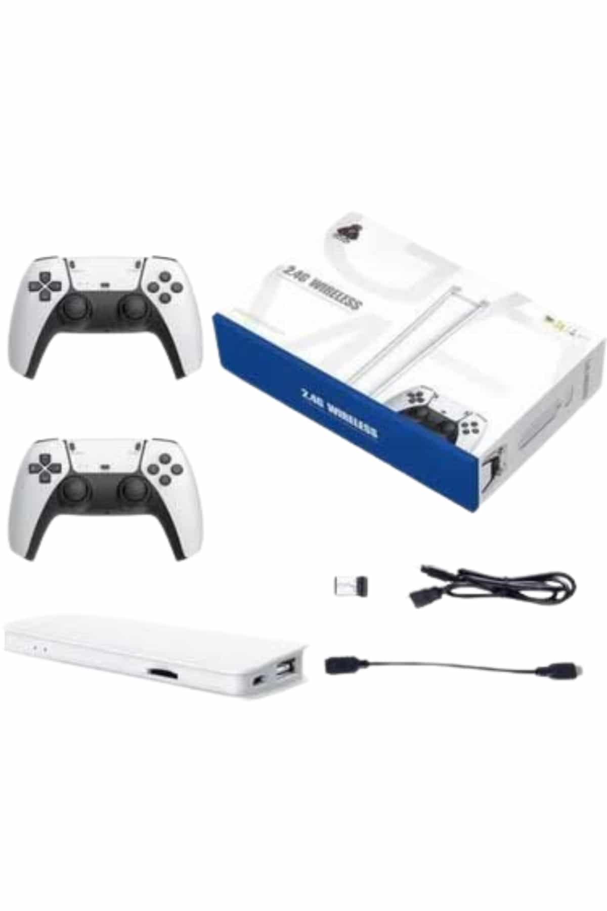 2.4 GHZ Oyun Konsolu Çift Konsol 4K Ultra Hd Game Stick