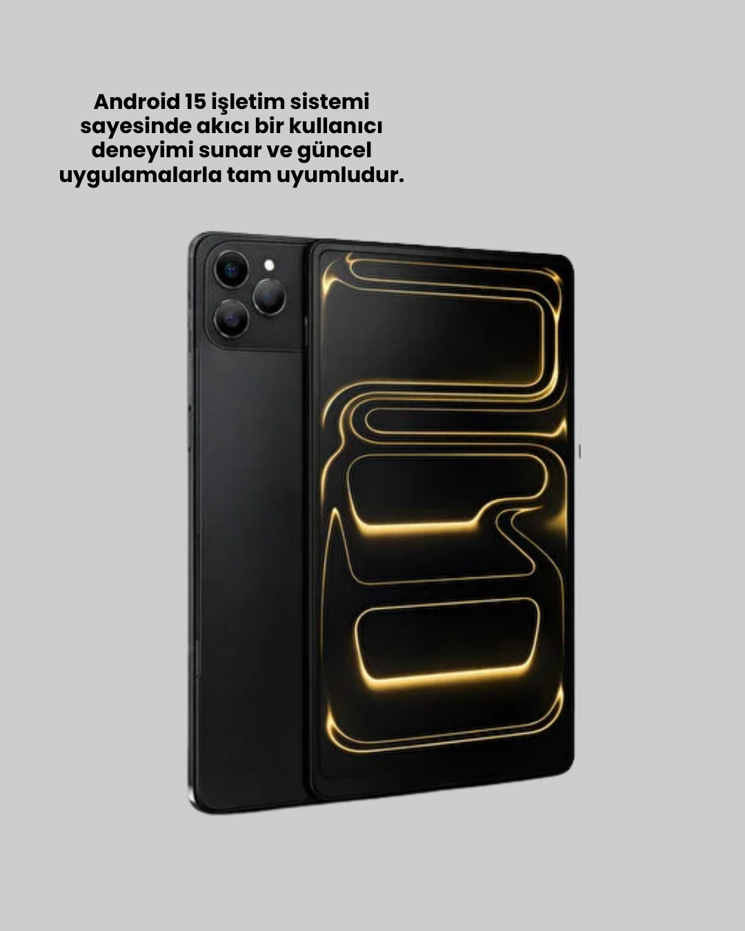 10.1 İnç IPS Ekranlı Android Tablet Bilgisayar Seti Çok Fonksiyonlu Kullanım