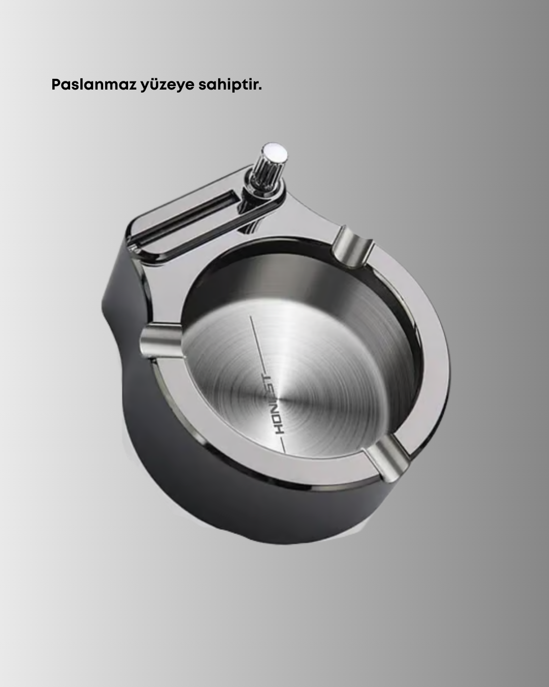 Metal Küllük Çakmaklı Masa Üstü Şık Tasarım