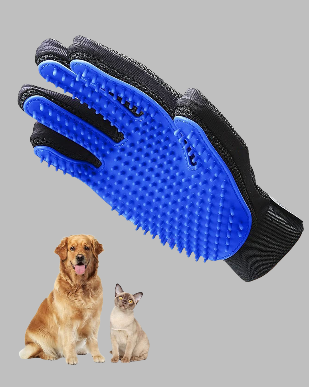 Kedi ve Köpek Tüy Toplama Masaj Eldiveni