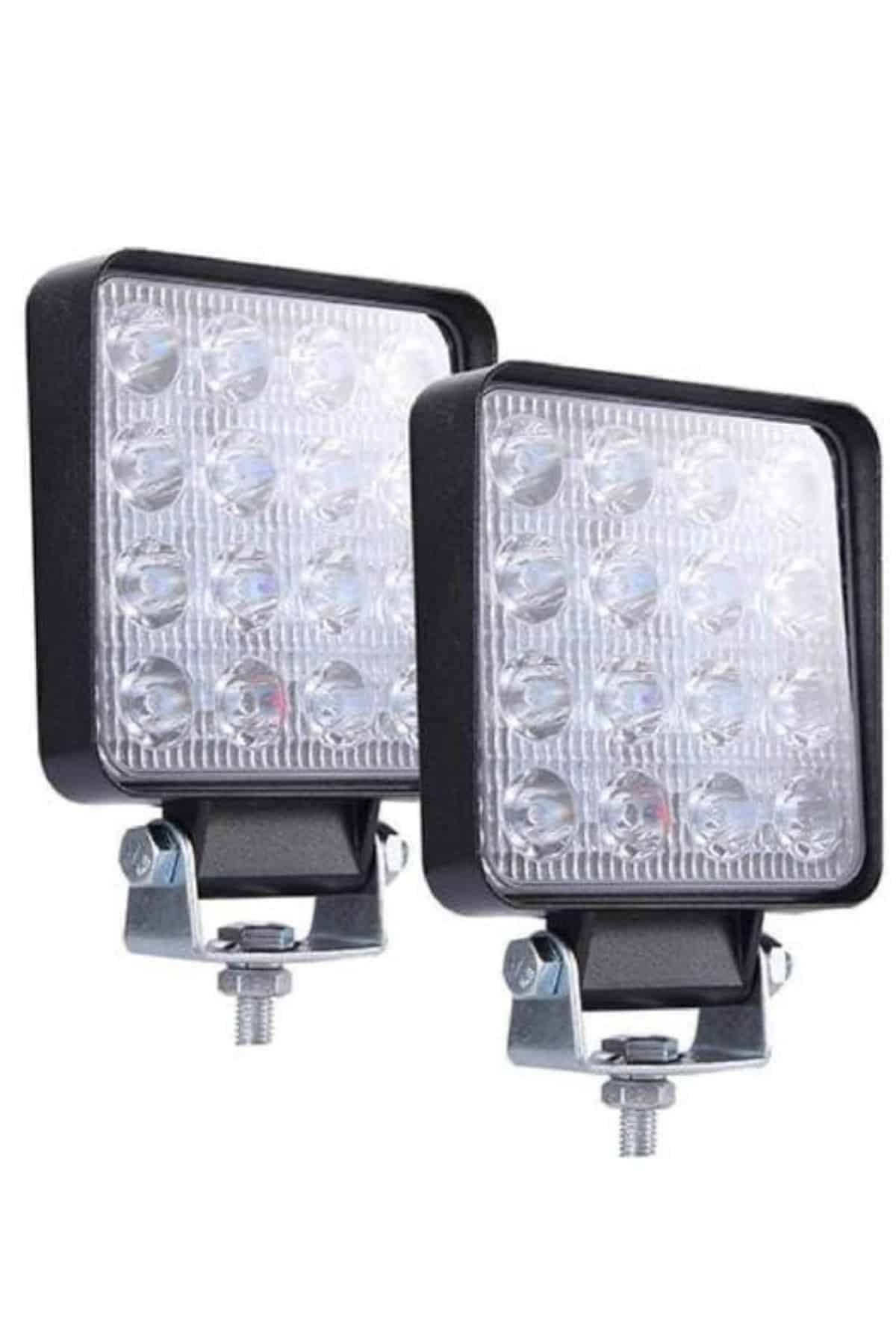 Oto Lamba 10 Led Işık Ayarlanabilir Yüksek Aydınlatmalı Beyaz Far