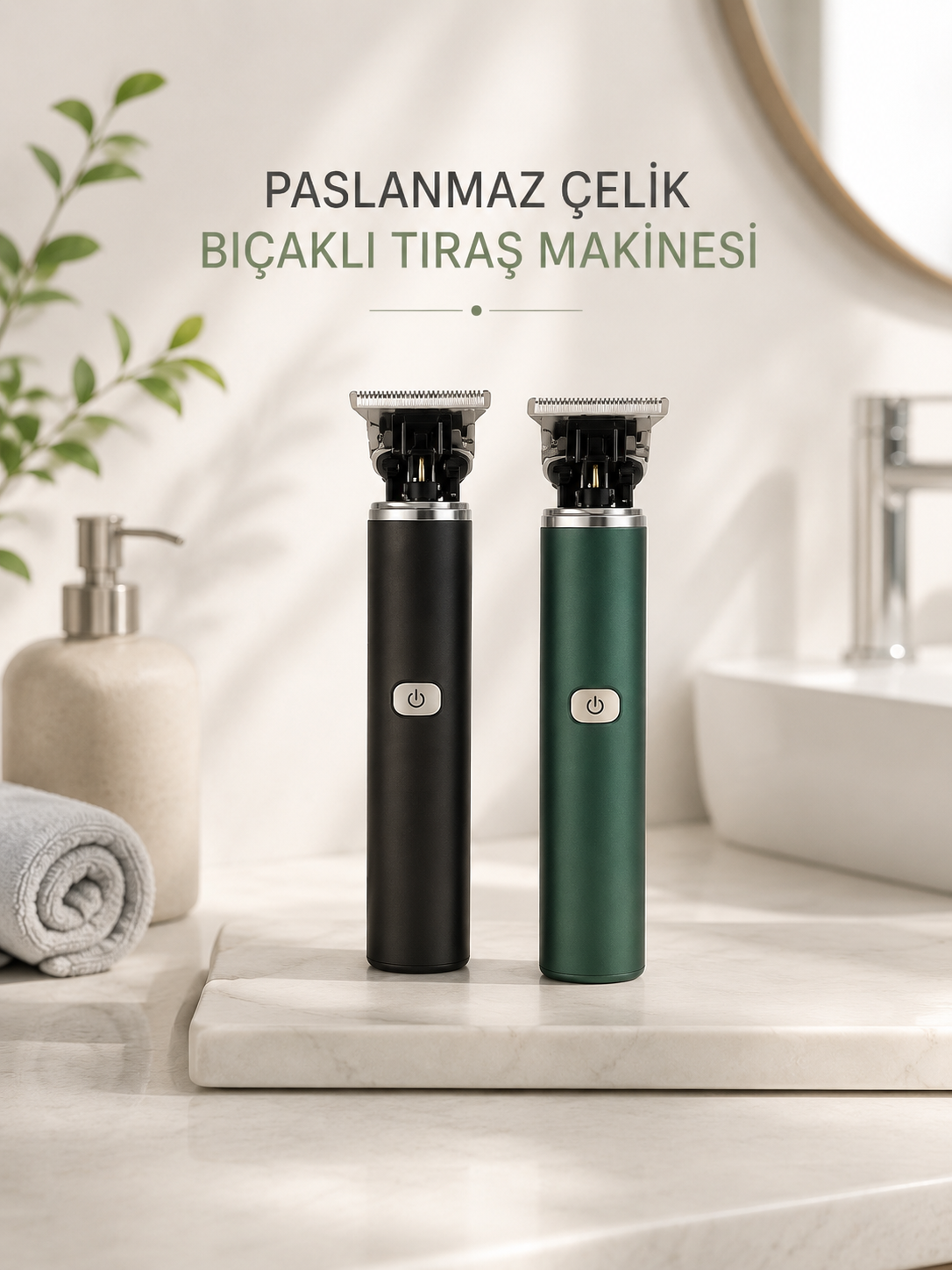 Tıraş Makinesi Profesyonel Paslanmaz Çelik T-bıçak Saç Sakal Ense Vücut