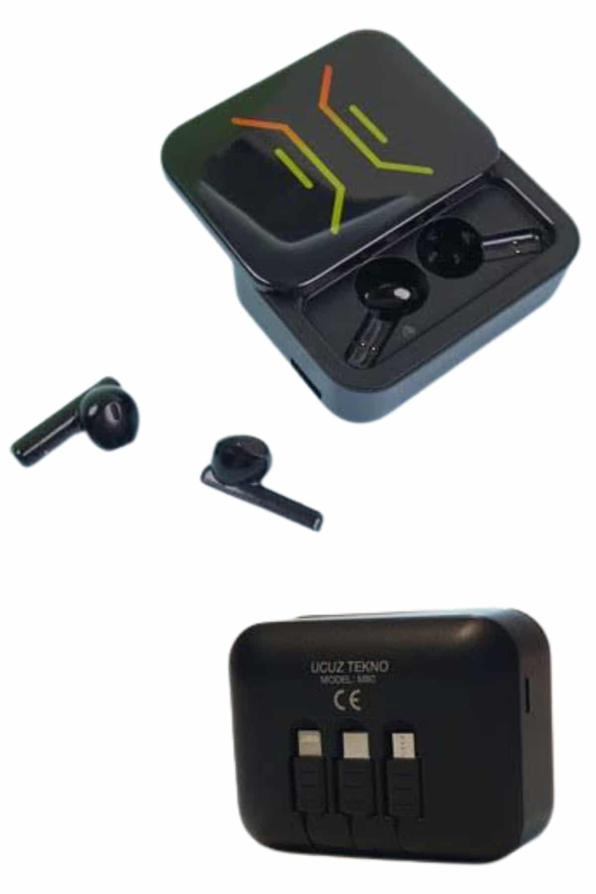 Powerbank Bluetooth Kulaklık Oyuncu Kulaklığı Yüksek Ses Kaliteli Yeni Nesil