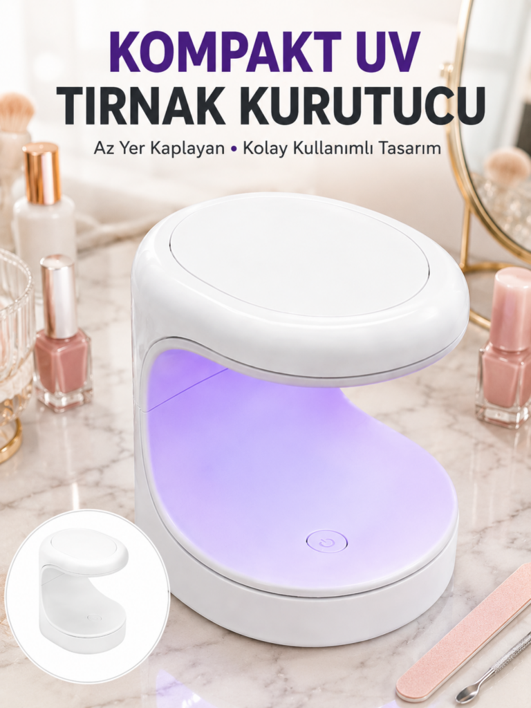 Seyehat Tipi Mini Oje Kurutucu Ultraviole Mor Işık Protez Tırnak Kurutucu Yeni Nesil